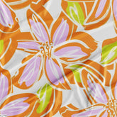 Floral Wholesale Digital Printed Fabric for Dress & Cloth